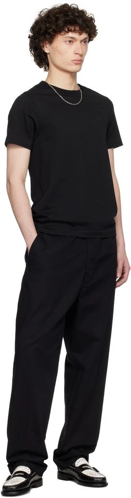 Merz b. Schwanen Black 215 Loopwheeled T-shirt 4