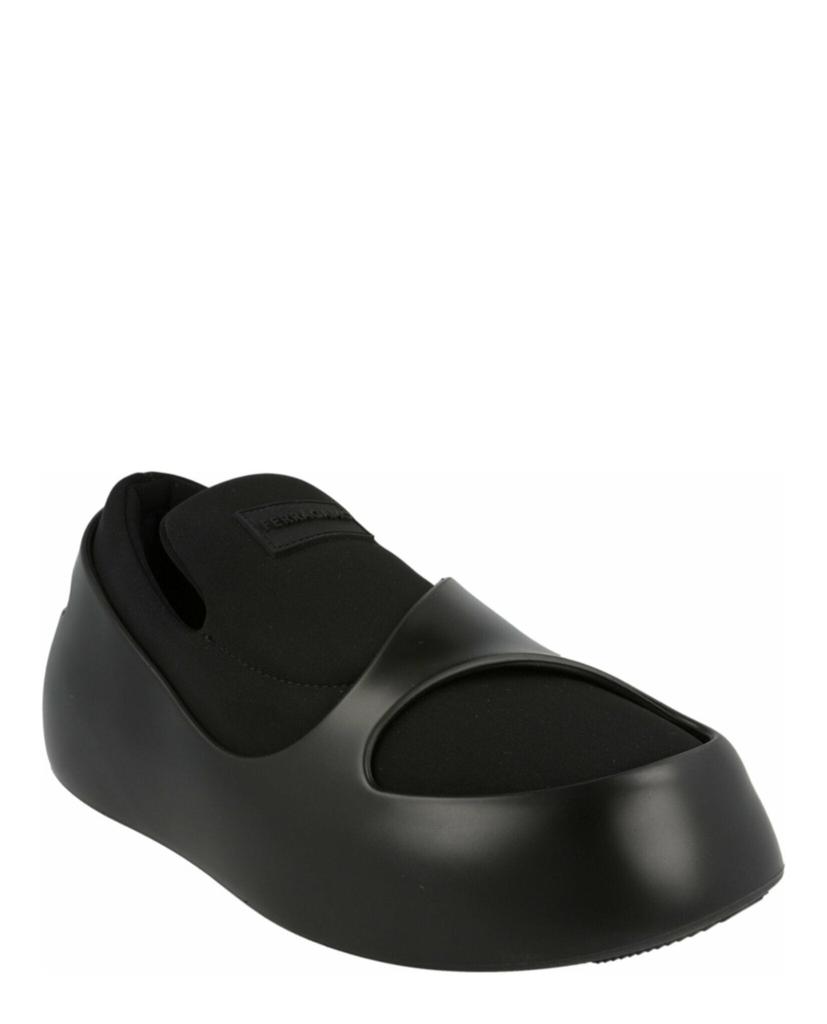 Salvatore Ferragamo Lunar Paneled Slip-On Sneakers