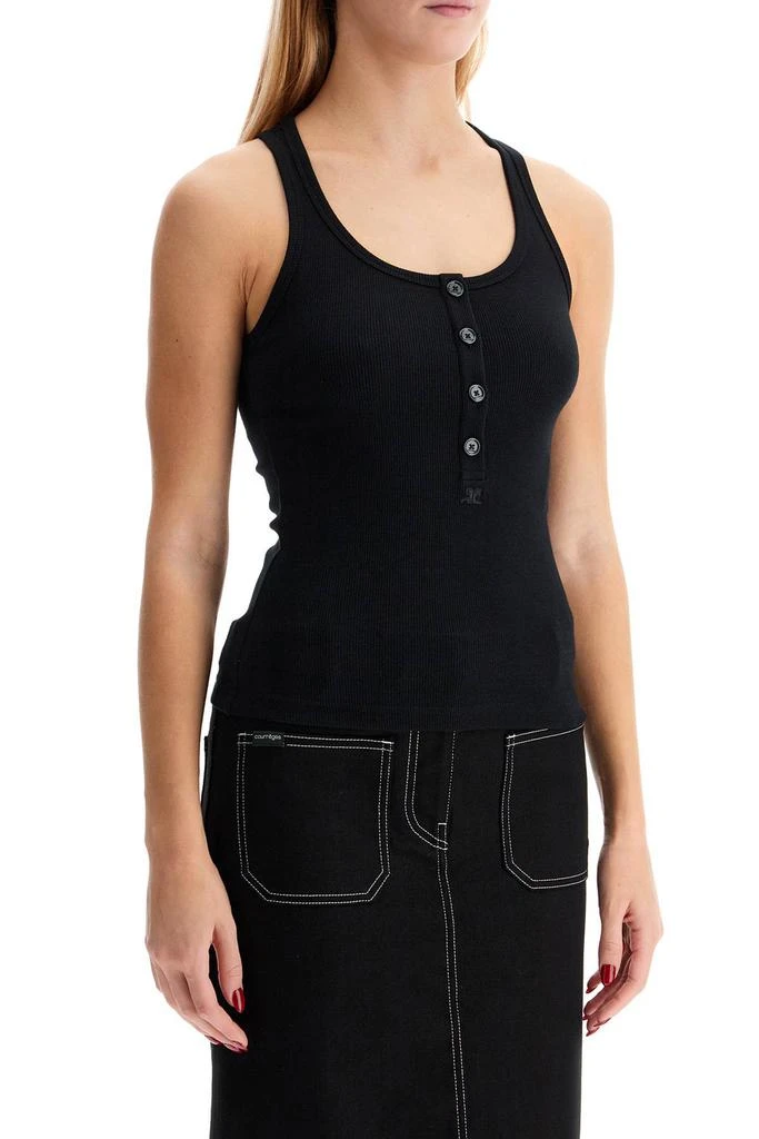 Courrèges 90s Rib Tank Top 2