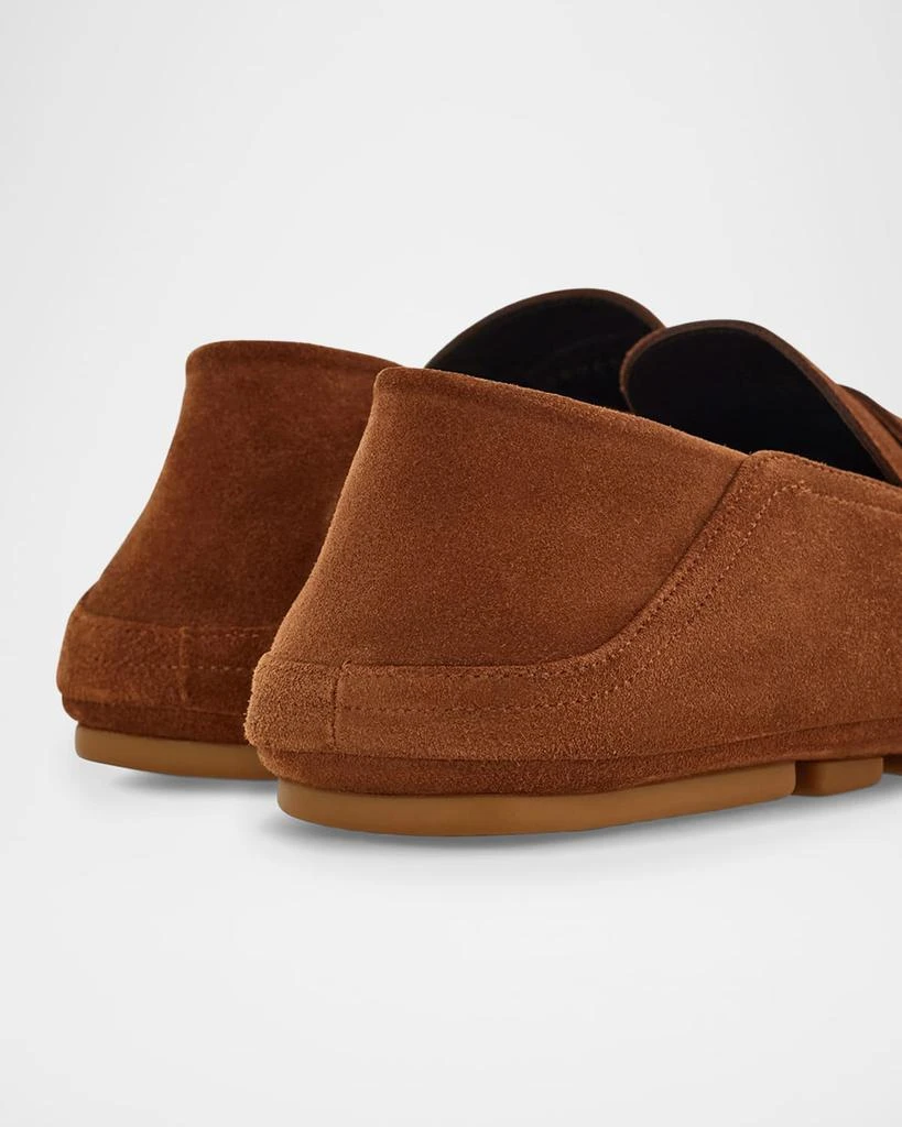 Salvatore Ferragamo Men's Billion Folding Suede Loafers 4