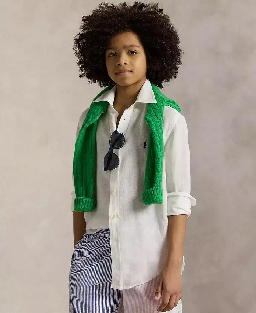Ralph Lauren Boys 8-20 Linen Shirt 8