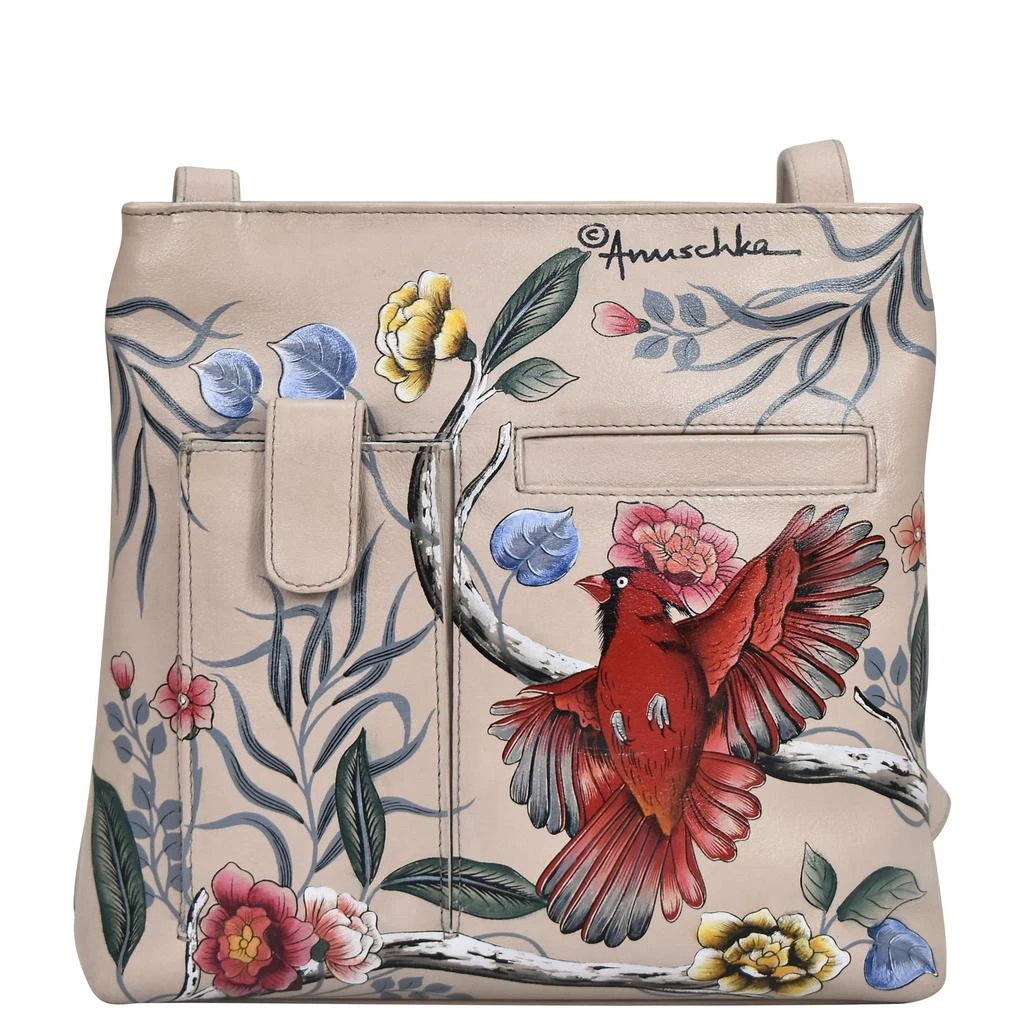 Anuschka Medium Crossbody with Double Zip Pockets 447 2