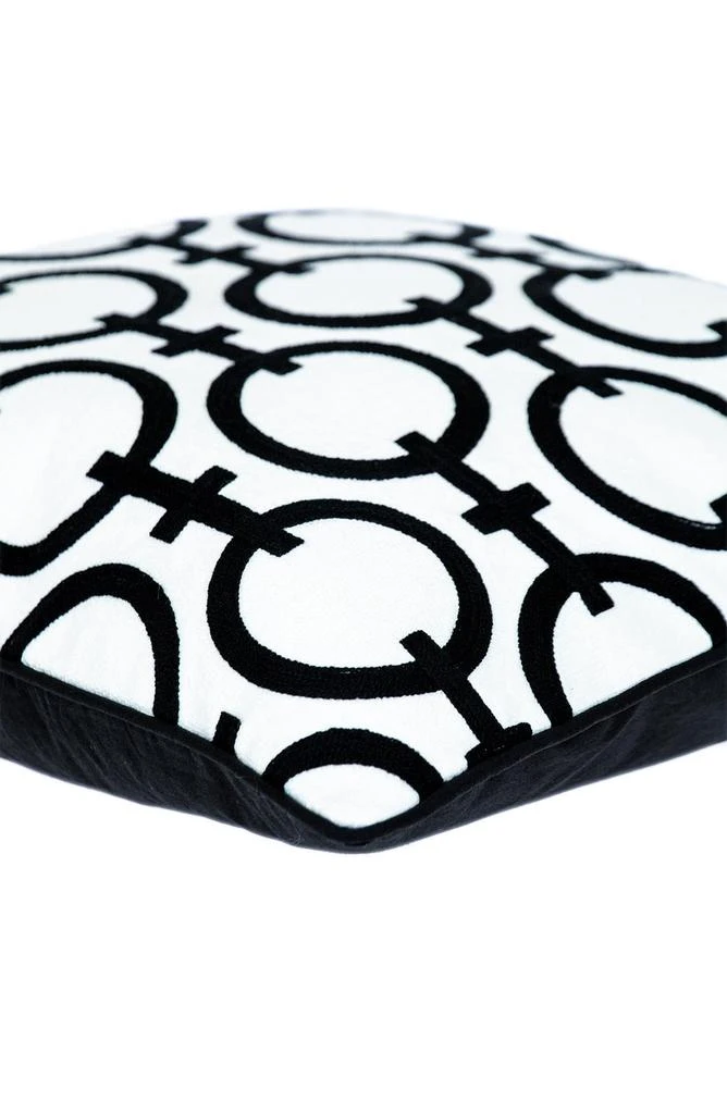 Parkland Rounder Embroidered Throw Pillow 4
