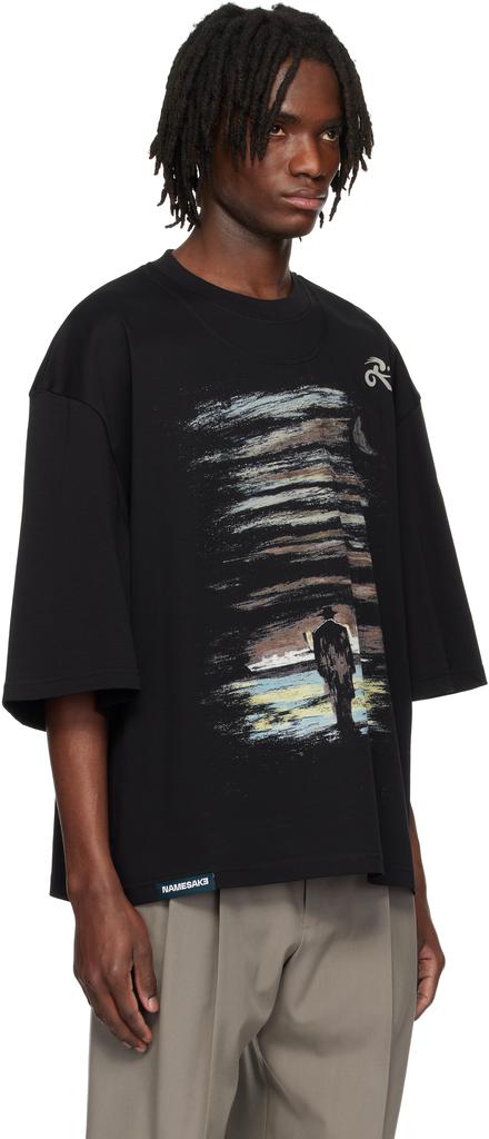 NAMESAKE Black Mayo Oversized 1900 T-shirt