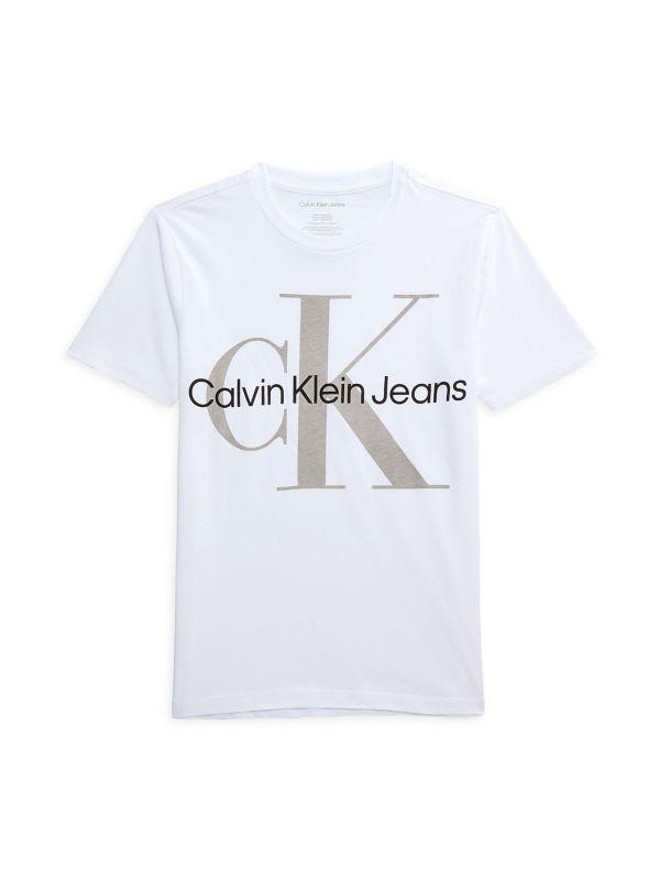 Calvin Klein Boy's Logo Graphic Tee