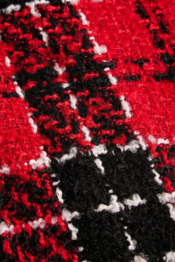 Sleeper Checked bouclè-tweed jacket 4