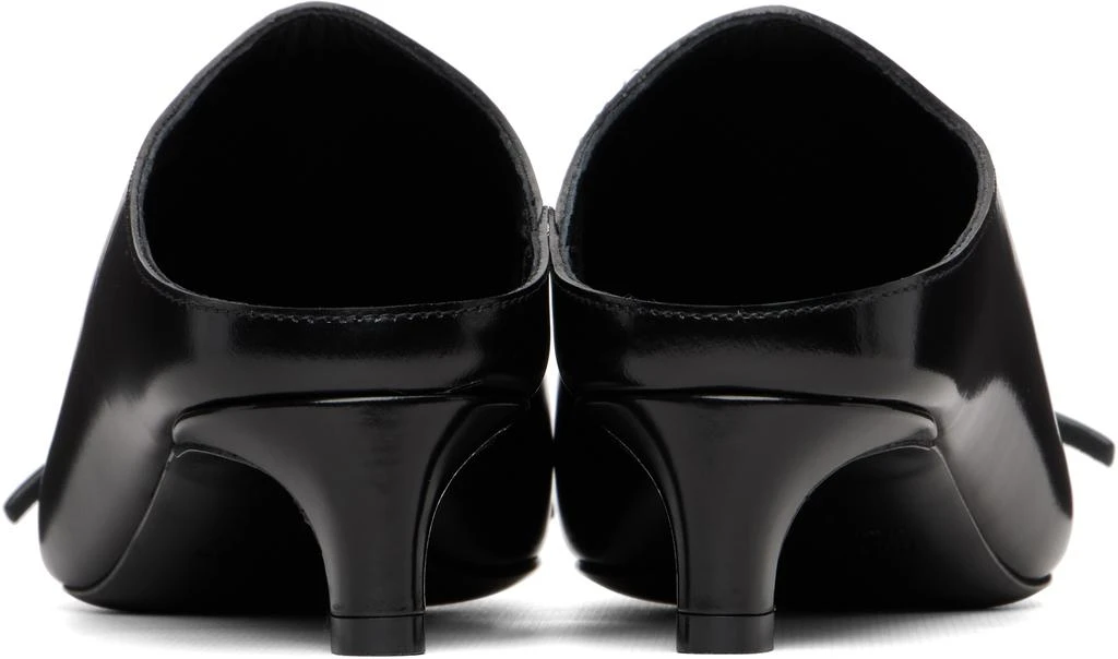 Jil Sander Black Mule Heels 2