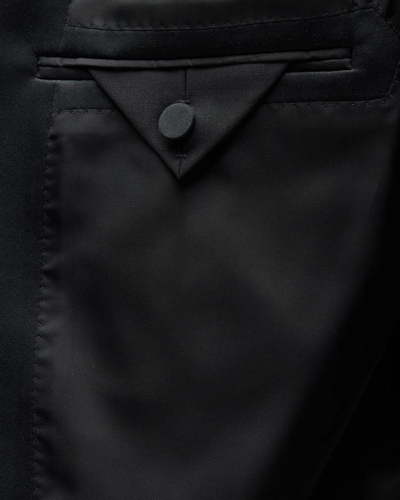Zegna Men's Wool-Mohair Solid Tuxedo 8