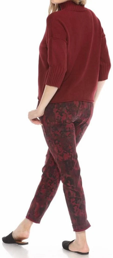 FLORA ASHLEY Flora Ashley - Pull-on Floral Printed Pants 2