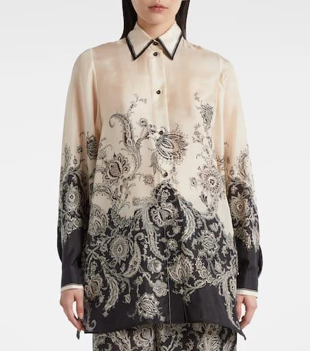 Zimmermann Rhiannon paisley silk shirt 6