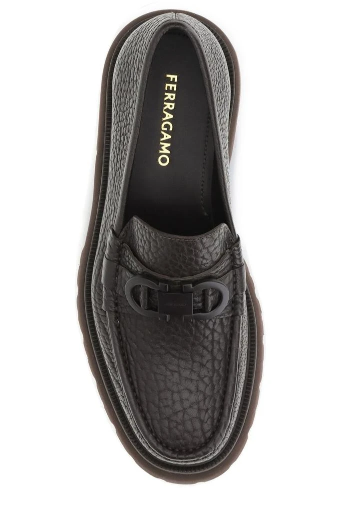 Salvatore Ferragamo Ferragamo Gancini Ornament Moccasin Shoes 4
