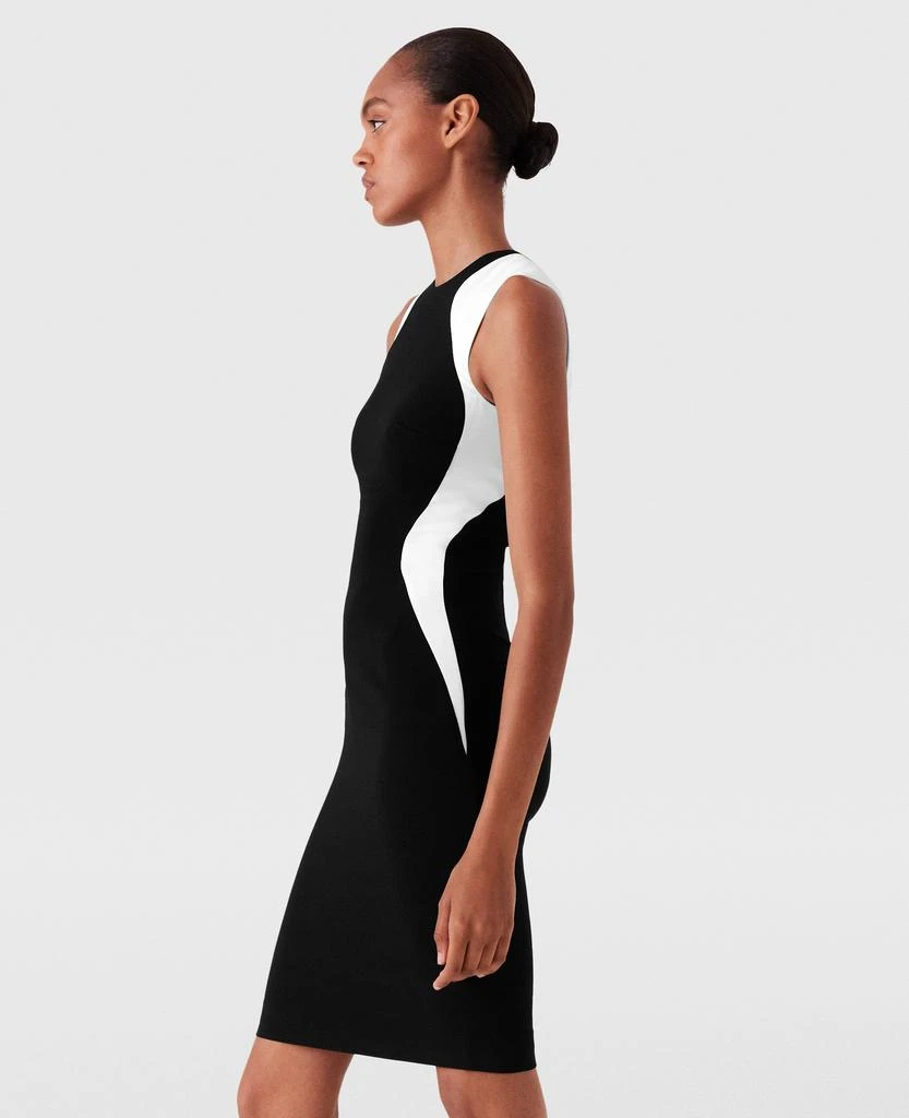 Stella McCartney Stella McCartney - Miracle Mini Dress, Woman, Black and white, Size: 42 1