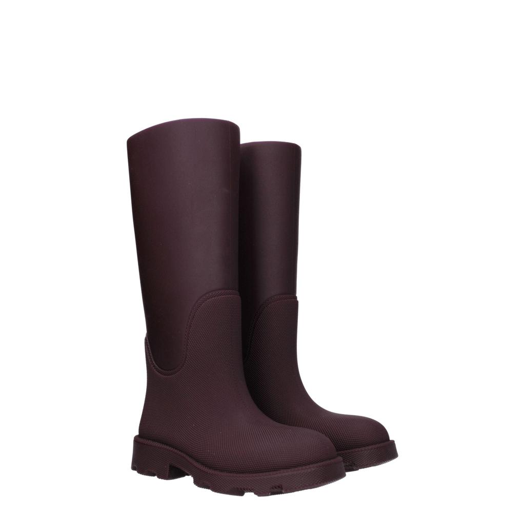 Burberry Burberry Red Cotton Rain Boots