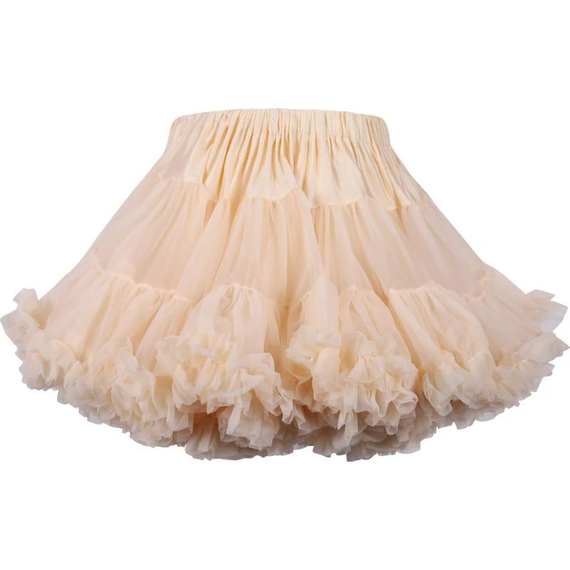 Dolly by Le Petit Tom Ruffled tutu skirt in ivory 2