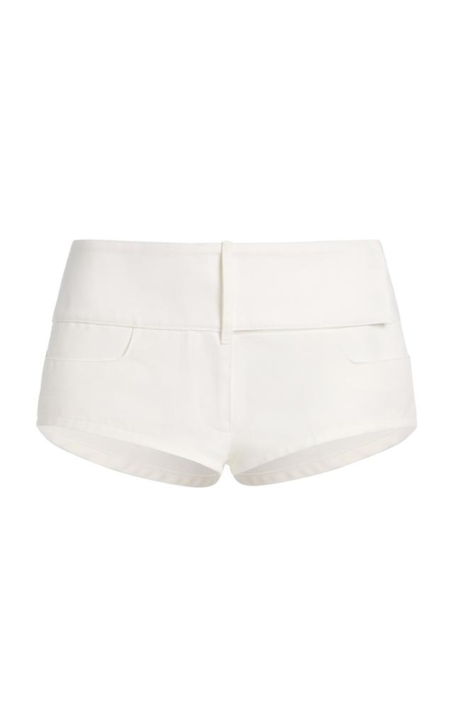Courrèges Courrèges - Belted Mini Shorts - White - FR 38 - Moda Operandi