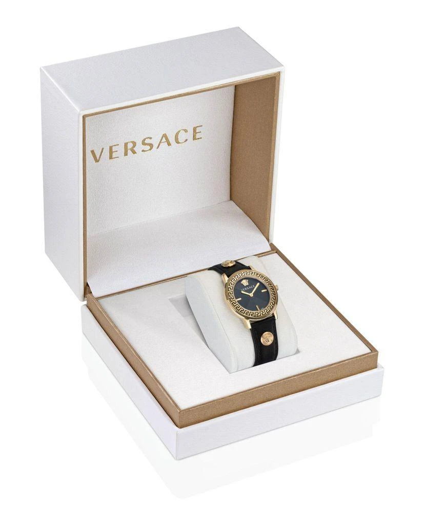 Versace V-Tribute Leather Watch 3