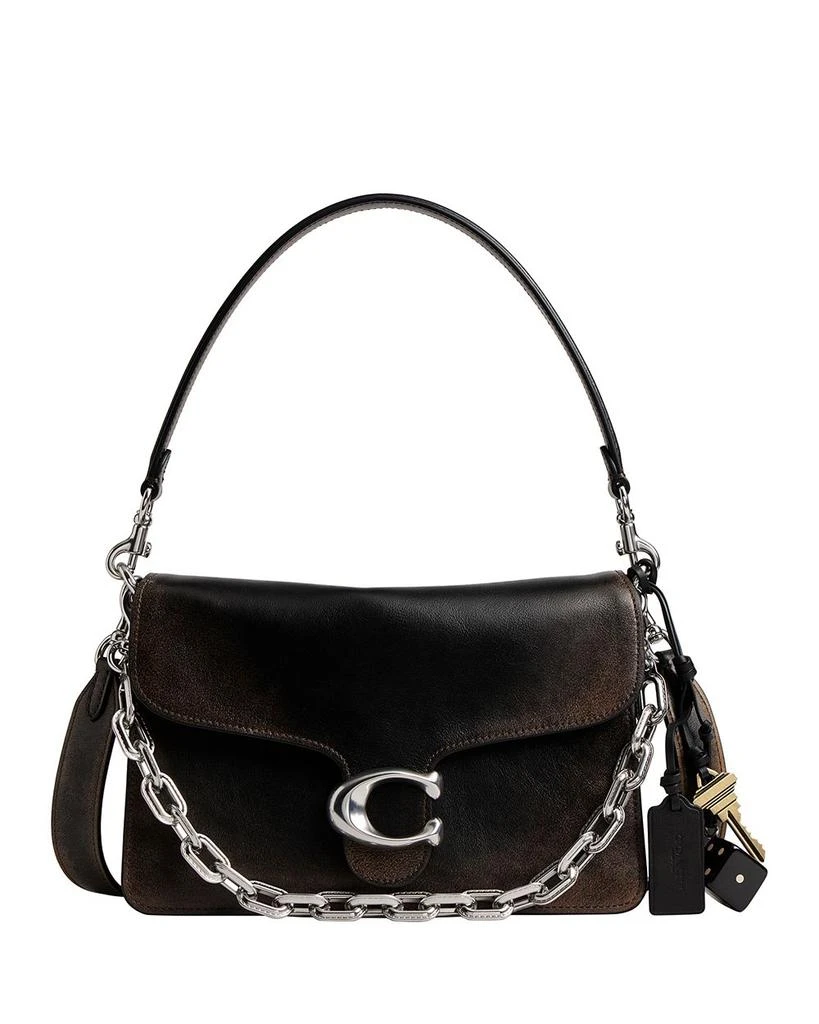 Coach Chain Tabby Shoulder Bag In Loved Leather 1