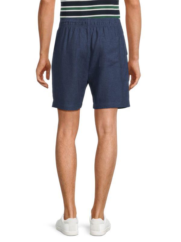 Onia Drawstring Linen Blend Shorts
