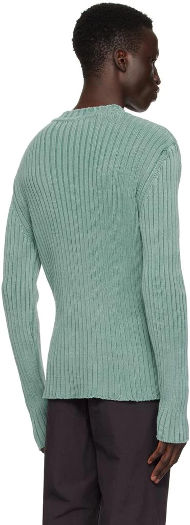 Edward Cuming Blue Rib Sweater 3