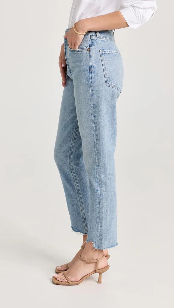 AGOLDE Riley High Rise Straight Crop Jeans 3
