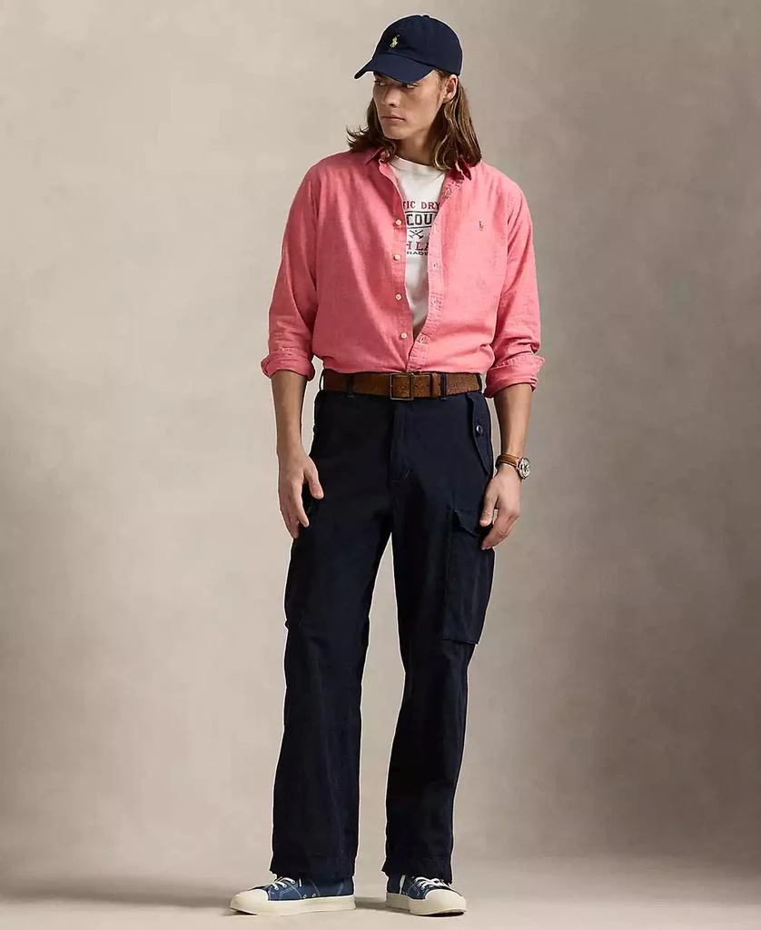 Ralph Lauren Men's Classic-Fit Indigo Chambray Shirt 4