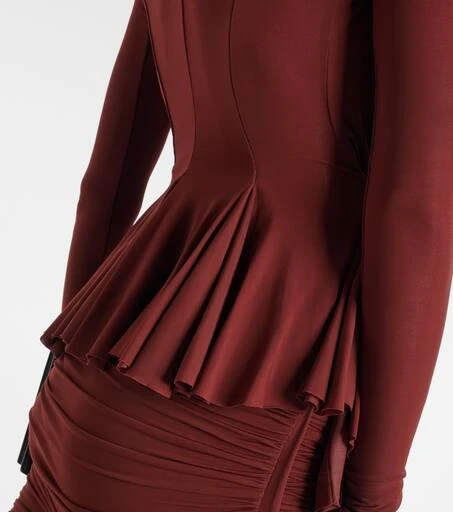 Rick Owens Hollywood cupro-blend wrap jacket 5