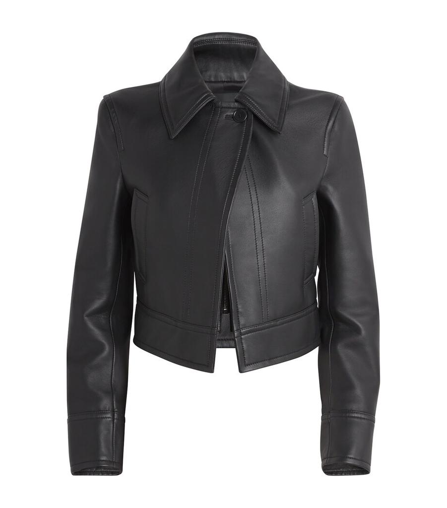 Joseph Nappa Leather Caron Jacket