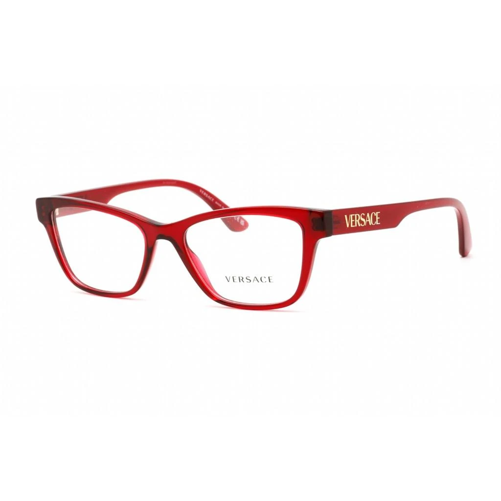 Versace Versace Unisex Eyeglasses - Full Rim Cat Eye Shape Red Plastic Frame | 0VE3316 388 1