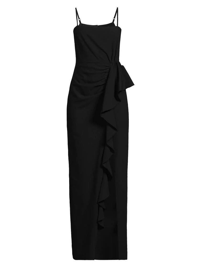 Black Halo Eve Del Mar Ruffled Gown 1