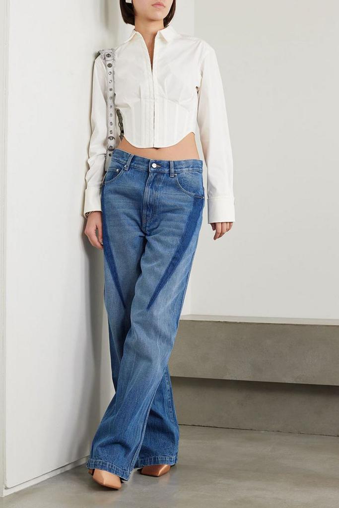 Dion Lee Paneled boyfriend jeans