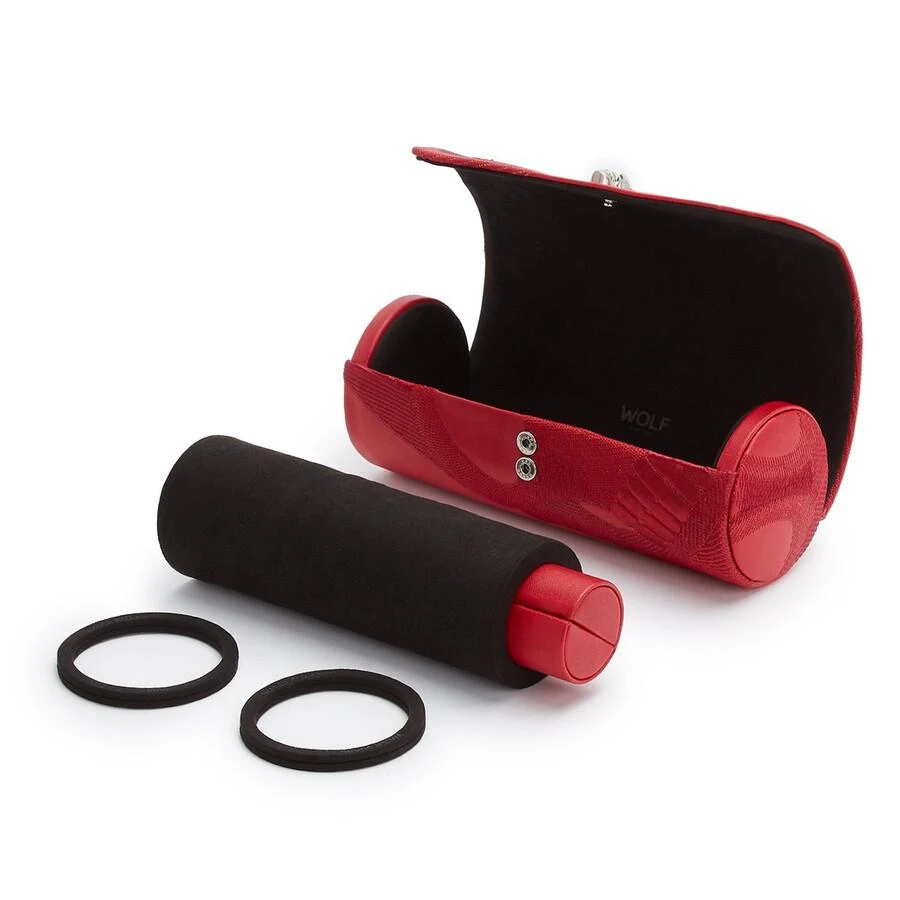 Wolf Memento Mori Triple Watch Roll  - Red 493472 3