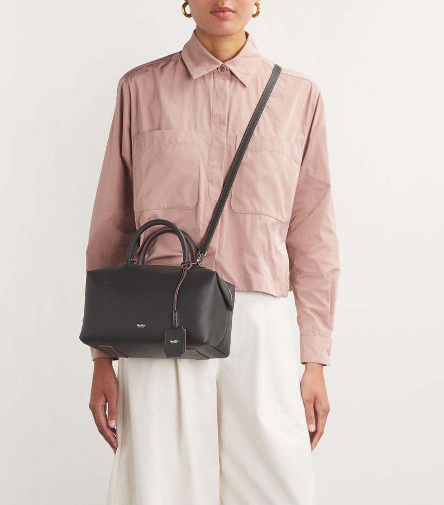 Max Mara Leather Satchel Top-Handle Bag - Tote Bags