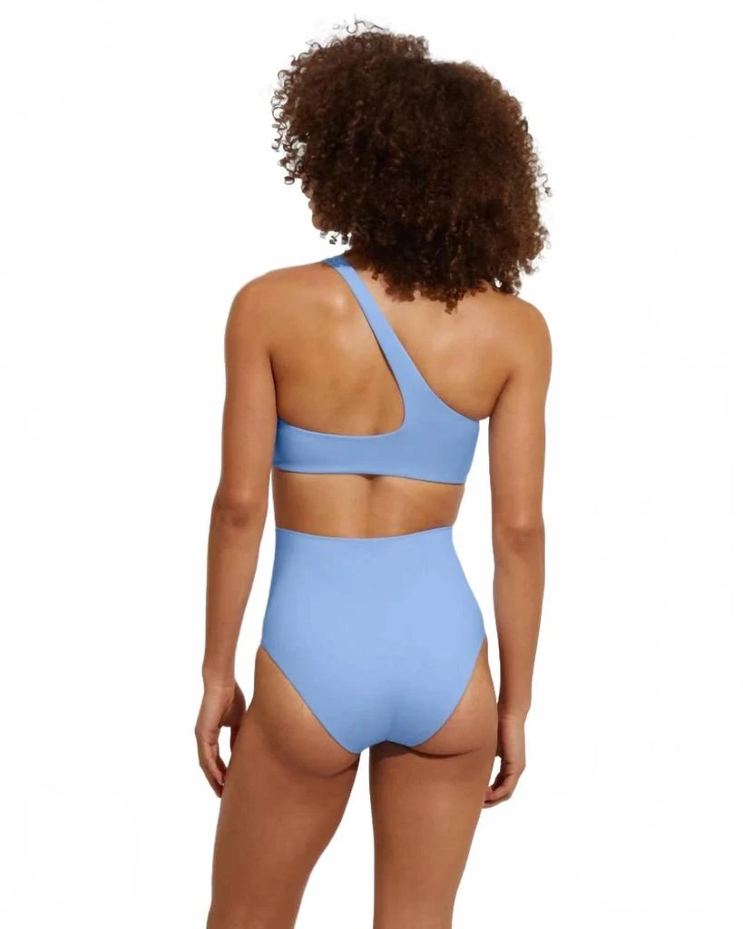 Left On Friday Offshore One Shoulder Top Swimwear In Blue Skies 2