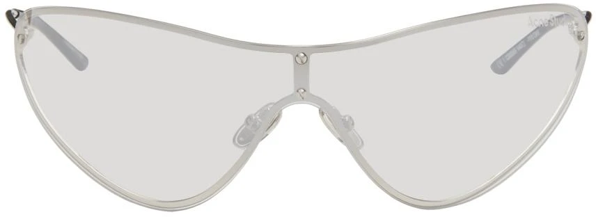 Acne Studios Silver Metal Frame Sunglasses 1
