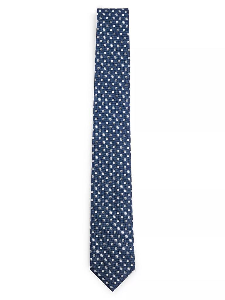 BOSS Silk Tie with Jacquard Woven Pattern