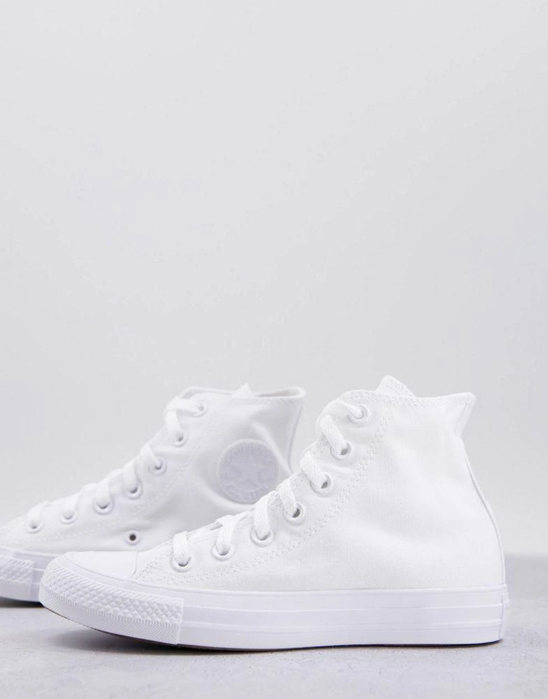 Converse Converse Chuck Taylor All Star Hi trainers in white mono 1