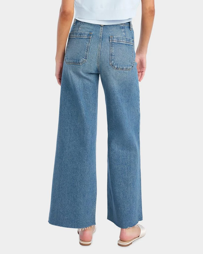 Favorite Daughter The Mischa Super High-Rise Wide Cropped Jeans 2