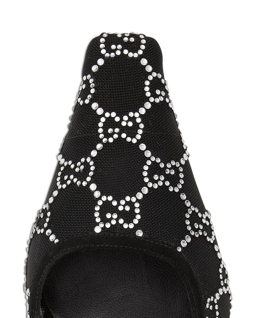Gucci Women's GG Pointed Toe Slingback Pumps 6