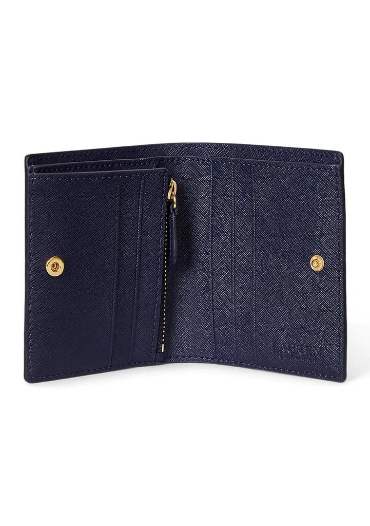 Ralph Lauren Color-Blocked Leather Compact Wallet 3