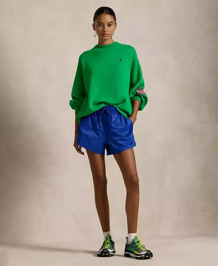 Ralph Lauren Women's Oversize Logo Fleece Crewneck 4