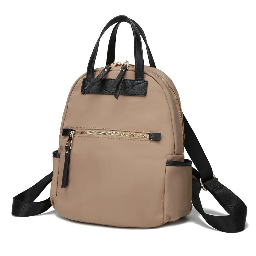 MKF Collection By Mia K. Greer Nylon Backpack Multi Pockets 1