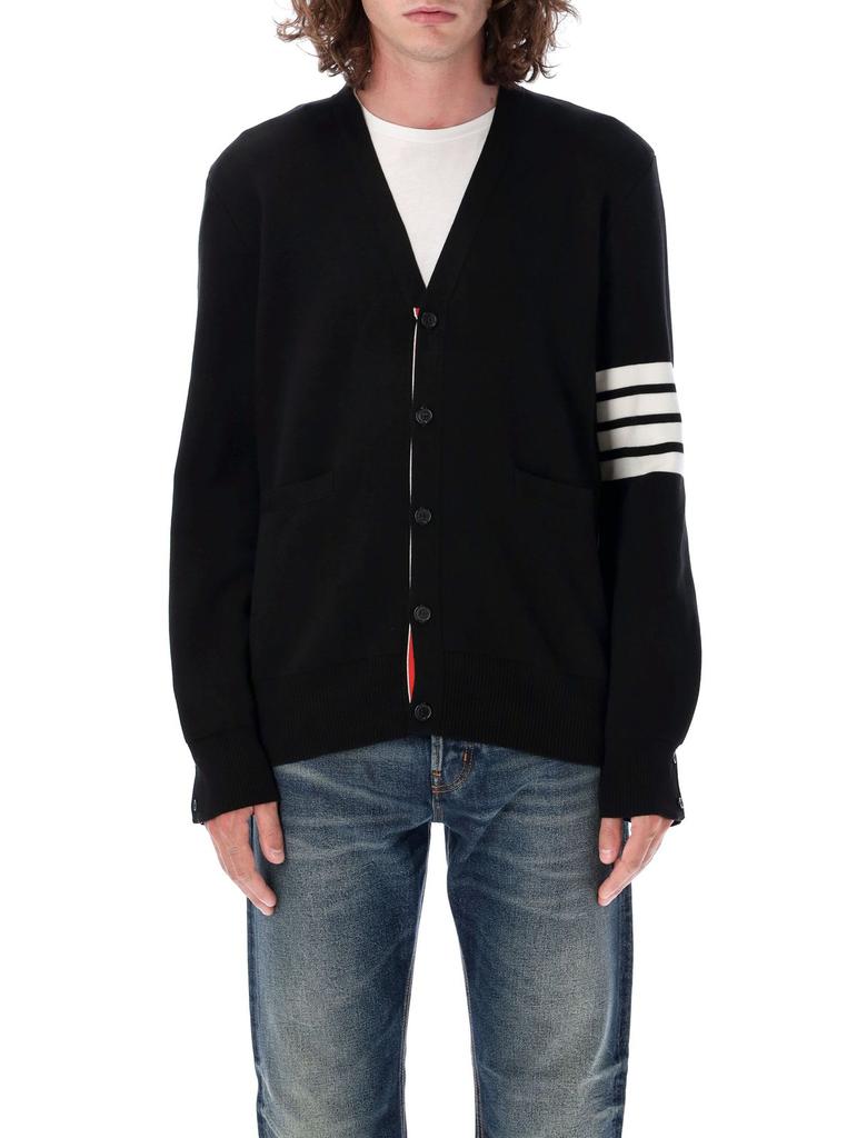 【送料&関税込】MSGM V-neck Cardigan MSGM MSGM V-Neck Logo Embroidered Cardigan - Sweaters - Free