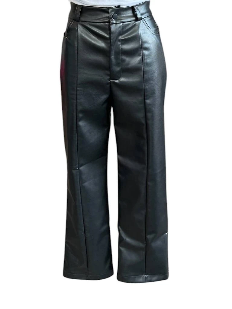 GLAM Glam - Women
s High-waisted Faux Leather Pants