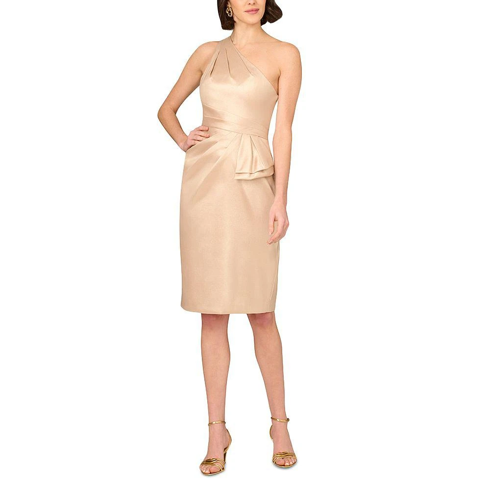 Aidan Mattox Foiled Mikado Dress 1