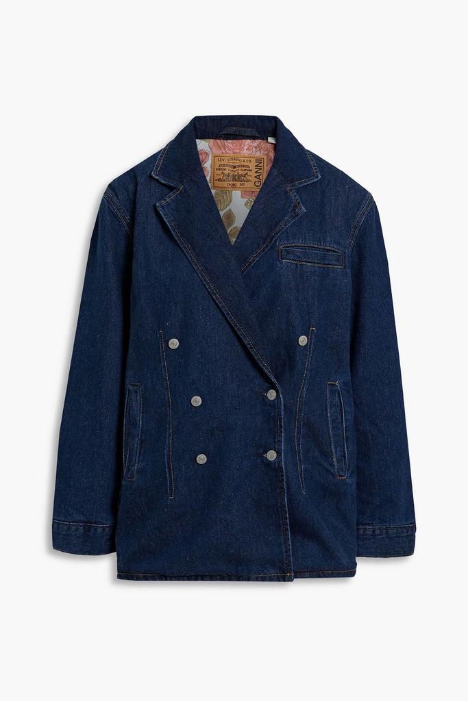 Ganni Double-breasted denim jacket