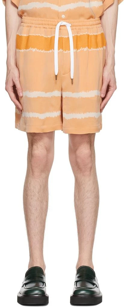 CMMN SWDN Orange Enzo Shorts 1
