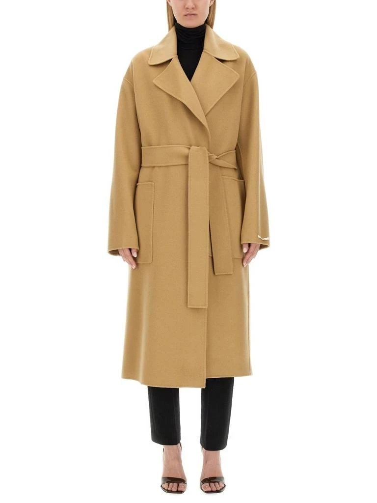 Sportmax Sportmax Belted Long-Sleeved Coat 3