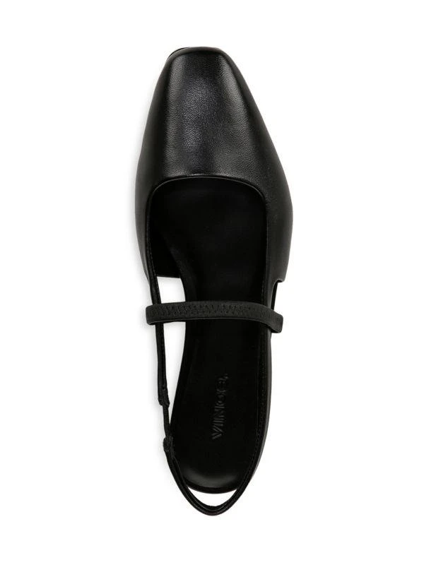 Vince Bernice Leather Slingback Flats 5