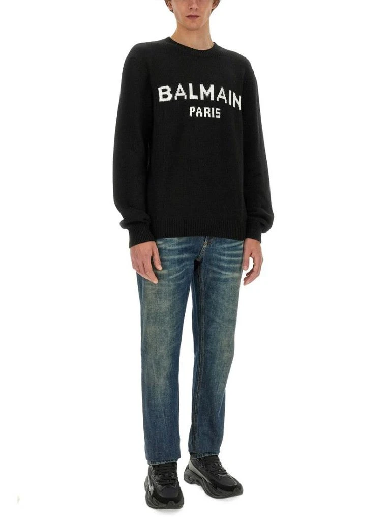 Balmain Regular Fit Black Jersey 2
