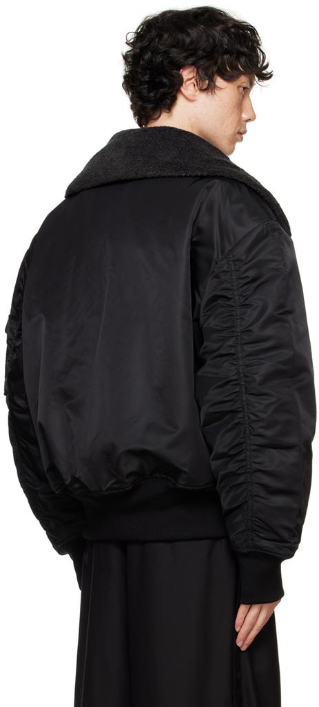 Shop Black Aviator Cargo Jacket on Sale at BeyondStyle – Get